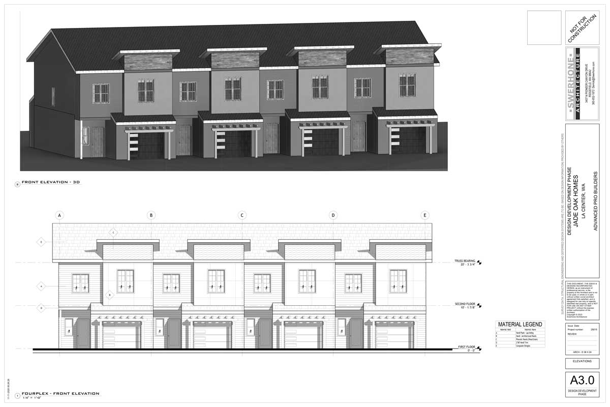 Jade Oak Multifamily - Front Elevation